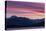 Washington, Seabeck. Sunset over the Olympic Mountains and Hood Canal-Don Paulson-Premier Image Canvas