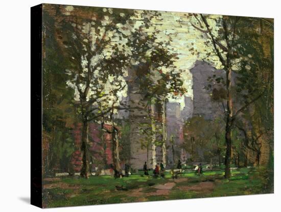 Washington Square, New York-Paul Cornoyer-Premier Image Canvas