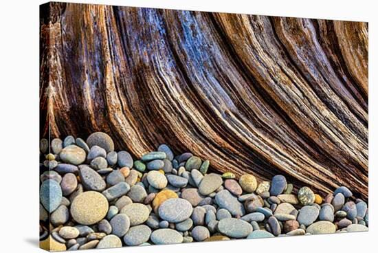 Washington State, Olympic National Park. Beach Rocks and Driftwood-Jaynes Gallery-Premier Image Canvas
