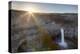 Washington State, Palouse Falls State Park, Palouse Falls, sunrise-Jamie & Judy Wild-Premier Image Canvas