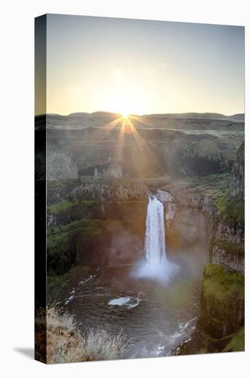 Washington State, Palouse Falls State Park, Palouse Falls, sunrise-Jamie & Judy Wild-Premier Image Canvas