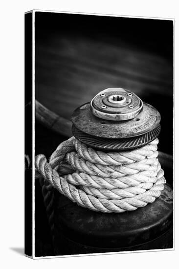 Washington State, Port Townsend. Barient Winch on an Old Wood Sailboat-Kevin Oke-Premier Image Canvas