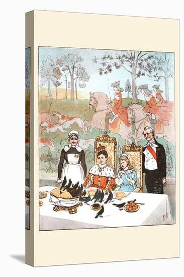 Wasn't it a Dainty Dish to Set before the King-Randolph Caldecott-Stretched Canvas