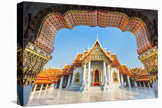 Wat Benchamabophit in Bangkok, Thailand-Jan Christopher Becke-Premier Image Canvas