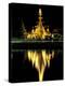 Wat Chong Klang and Reflection in Chong Kham Lake, Thailand-Merrill Images-Premier Image Canvas