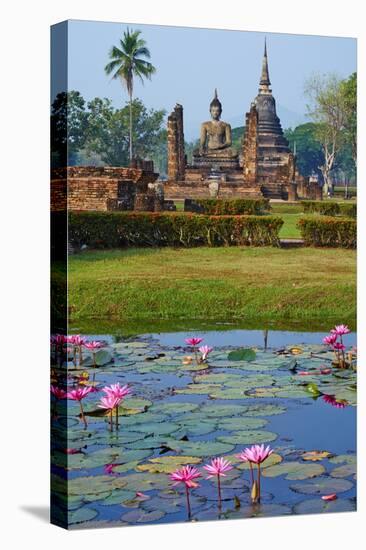 Wat Mahatat, Sukhothai Historical Park, Sukhothai, Thailand, Southeast Asia, Asia-null-Premier Image Canvas