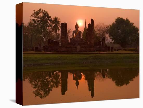 Wat Mahathat, Sukhothai Historical Park, UNESCO World Heritage Site, Sukhothai Province, Thailand,-Ben Pipe-Premier Image Canvas