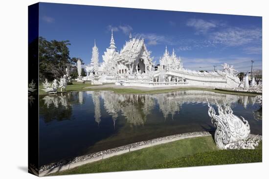 Wat Rong Khun (White Temple), Chiang Rai, Northern Thailand, Thailand, Southeast Asia, Asia-Stuart Black-Premier Image Canvas