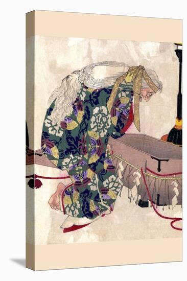 Watanabe No Tsuna and the Demon of Ibaraki-Taiso Yoshitoshi-Stretched Canvas