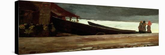 Watching a Storm on the English Coast-Winslow Homer-Premier Image Canvas