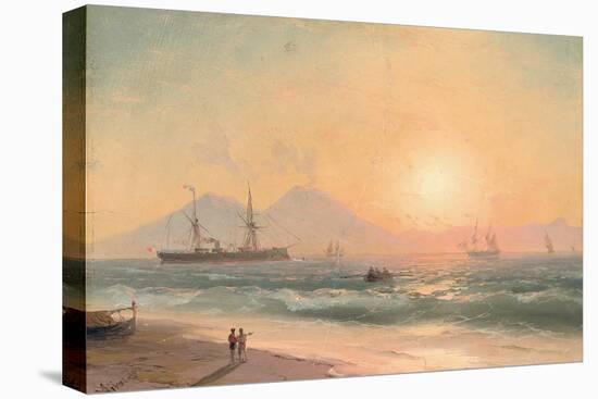 Watching Ships at Sunset-Ivan Konstantinovich Aivazovsky-Premier Image Canvas