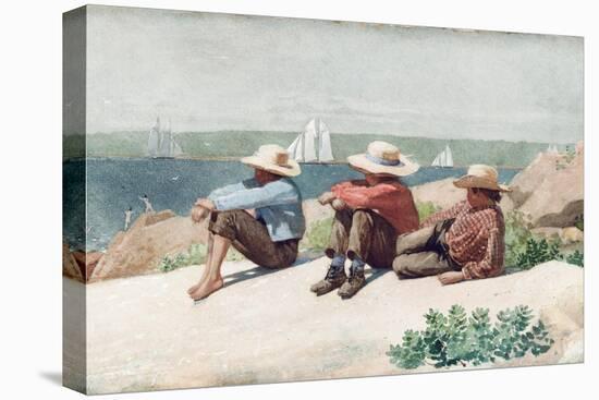Watching Ships, Gloucester, 1875-Winslow Homer-Premier Image Canvas