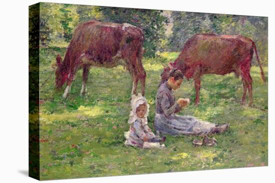 Watching the Cows-Theodore Robinson-Premier Image Canvas
