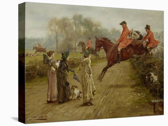Watching the Hunt, 1895-George Goodwin Kilburne-Premier Image Canvas