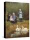 Watching the Swans-Heywood Hardy-Premier Image Canvas