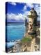 Watchtower, Fort San Felipe Del Morro, San Juan, Puerto Rico, USA, Caribbean-Miva Stock-Premier Image Canvas