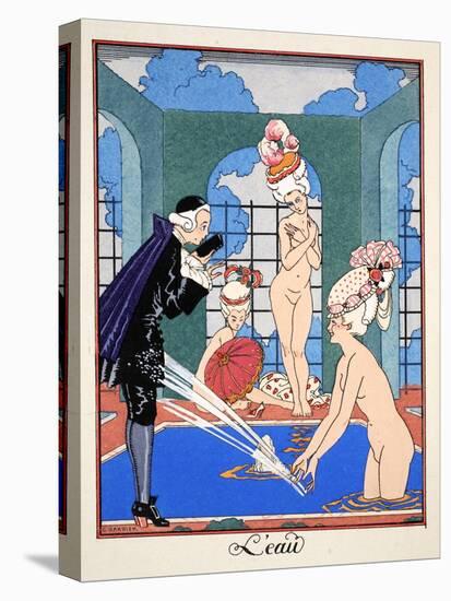 Water, 1919-21 (Pochoir Print)-Georges Barbier-Premier Image Canvas