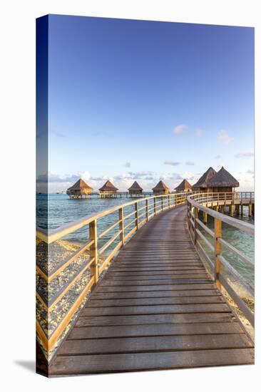 Water Bungalows of Pearl Beach Resort, Rangiroa Atoll, French Polynesia-Matteo Colombo-Premier Image Canvas