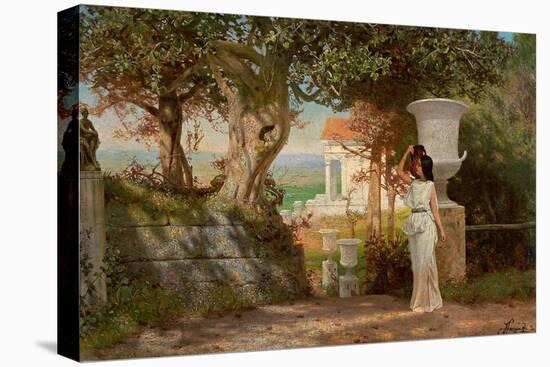 Water Carrier in an Antique Landscape with Olive Trees-Henryk Siemiradzki-Premier Image Canvas