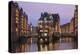 Water castle (Wasserschloss), Speicherstadt, Hamburg, Hanseatic Citiy, Germany, Europe-Markus Lange-Premier Image Canvas