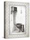 Water Closet I-Gwendolyn Babbitt-Stretched Canvas