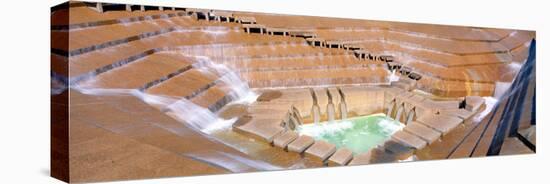 Water Garden Fountain, Fort Worth, Texas-null-Stretched Canvas