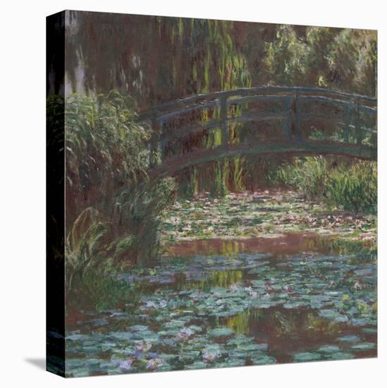 Water Lily Pond, 1900, by Claude Monet, 1840-1926, French Impressionist painting,-Claude Monet-Stretched Canvas