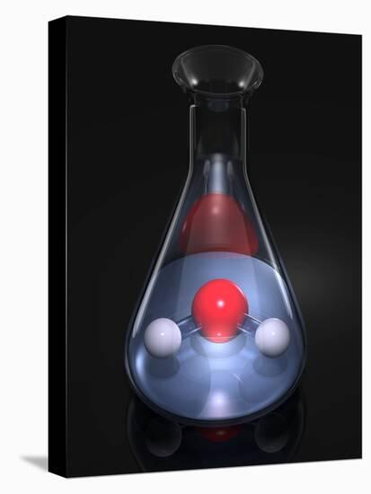 Water Molecule In a Flask, Artwork-Laguna Design-Premier Image Canvas