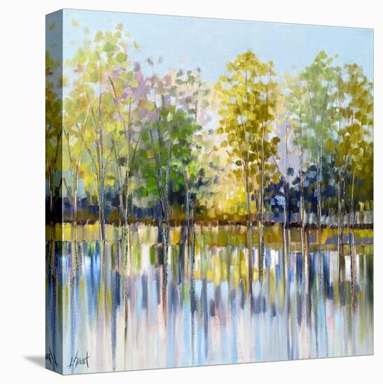 Water Reflections I-Libby Smart-Stretched Canvas