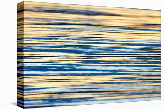 Water Ripples at Sunset, Inle Lake, Shan State, Myanmar-Keren Su-Premier Image Canvas