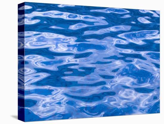 Water Ripples in Swimming Pool, Grande Terre, Guadaloupe, Caribbean-Walter Bibikow-Premier Image Canvas