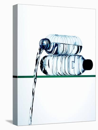 Water Running Out of a Plastic Bottle-Hermann Mock-Premier Image Canvas