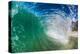 Water shot of a tubing wave off a Hawaiian beach-Mark A Johnson-Premier Image Canvas