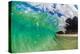 Water shot of a tubing wave off a Hawaiian beach-Mark A Johnson-Premier Image Canvas