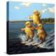 Water Ski Chicks-Lucia Heffernan-Stretched Canvas