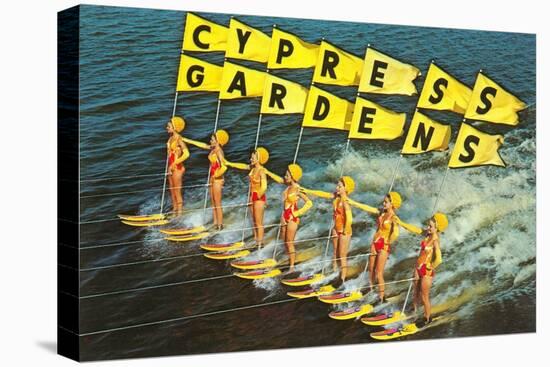 Water Skiers, Cypress Gardens, Florida-null-Stretched Canvas