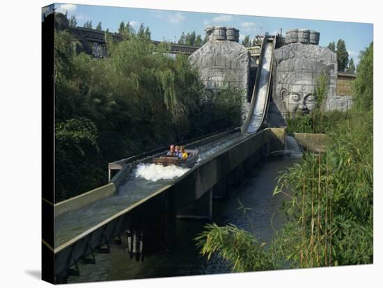 Water Slide Ride, Chessington World of Adventure, Surrey, England, United Kingdom, Europe-Charles Bowman-Premier Image Canvas