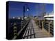 Water Street Walkway along Cape Fear River, Wilmington, North Carolina-Walter Bibikow-Premier Image Canvas