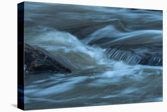 Water Twisting Around Boulders-Anthony Paladino-Premier Image Canvas