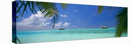 Water Villas and Tropical Lagoon, Maldives, Indian Ocean, Asia-Sakis Papadopoulos-Premier Image Canvas