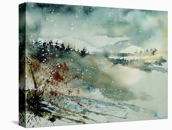 Watercolor 130606-Pol Ledent-Stretched Canvas