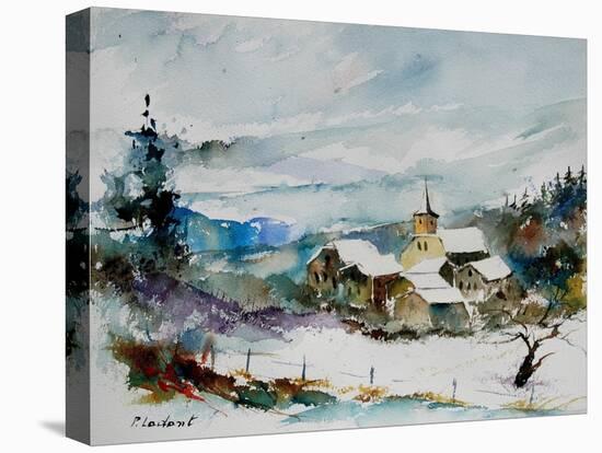 Watercolor 908011-Pol Ledent-Stretched Canvas