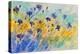 Watercolor Cornflowers-Pol Ledent-Stretched Canvas