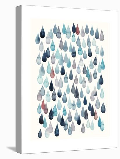 Watercolor Drops II-Grace Popp-Stretched Canvas
