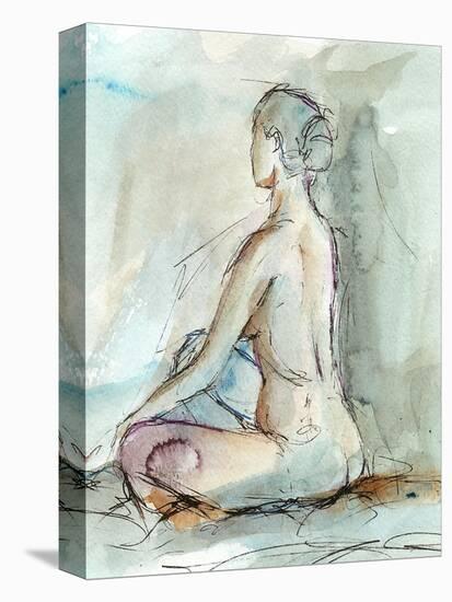 Watercolor Gesture Study II-Ethan Harper-Stretched Canvas