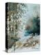 Watercolor landscape 301005-Pol Ledent-Stretched Canvas