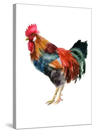 Watercolor Rooster Year Farm Animals Silhouette Sketch Wildlife
