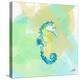 Watercolor Sea Creatures III-Julie DeRice-Stretched Canvas