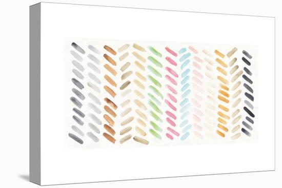 Watercolor Swipes-Elyse DeNeige-Stretched Canvas