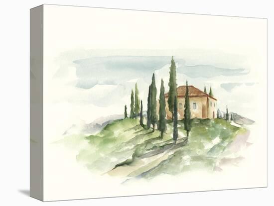 Watercolor Tuscan Villa II-Ethan Harper-Stretched Canvas